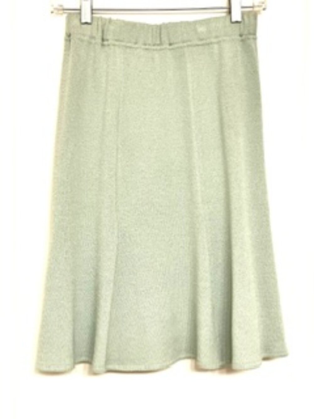 St. John Collecton Wool Blend Knit Skirt in Seafoam Green, Size 2